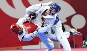 Ni Kadek Tim Asal Bali Amankan Medali Emas Taekwondo -45kg Putri